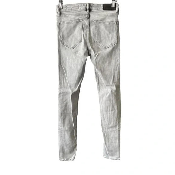 ALL SAINTS Mast Bleached Skinny Jeans Sz 28 - Picture 6 of 8